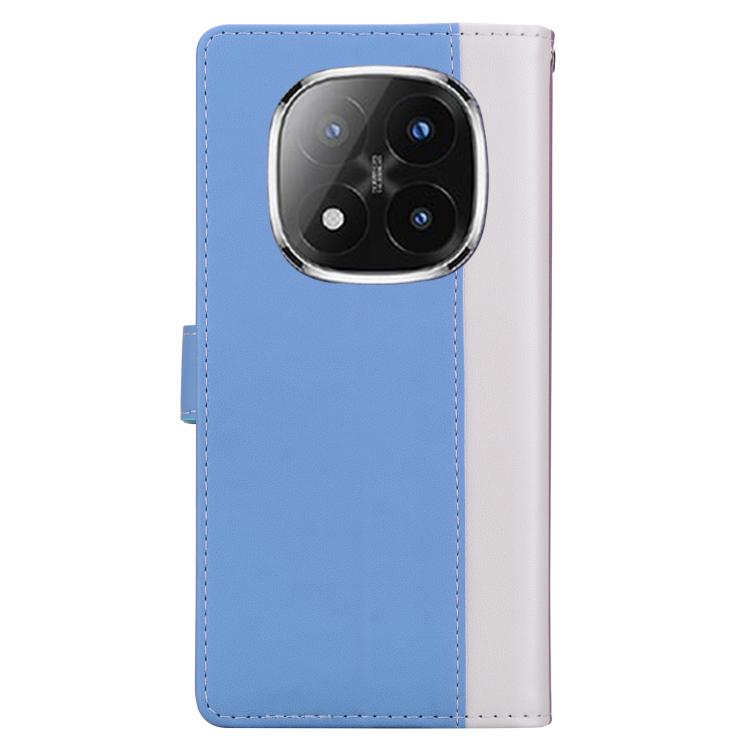 For Redmi Note 14 Pro+ 5G / Poco X7 5G Embossed Two-Color Leather Phone Case