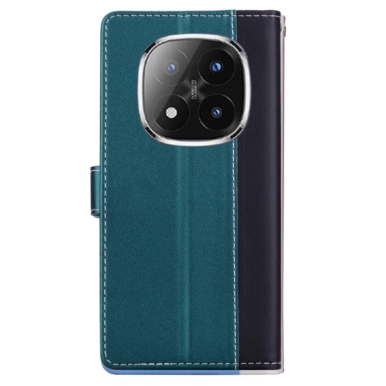 For Redmi Note 14 Pro+ 5G / Poco X7 5G Embossed Two-Color Leather Phone Case