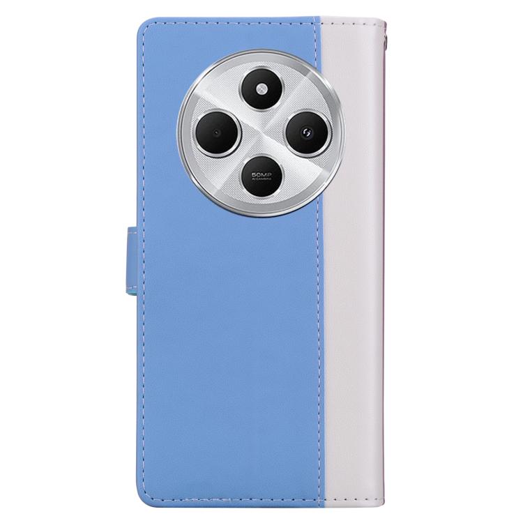 For Redmi 14C 5G Embossed Two-Color Leather Phone Case