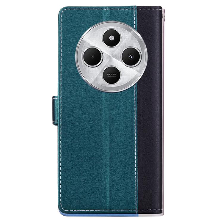 For Redmi 14C 5G Embossed Two-Color Leather Phone Case