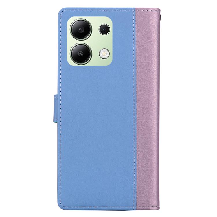 For Redmi Note 13 4G Embossed Two-Color Leather Phone Case