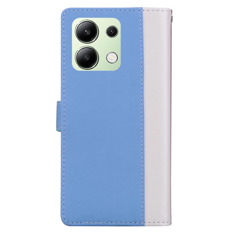 For Redmi Note 13 4G Embossed Two-Color Leather Phone Case