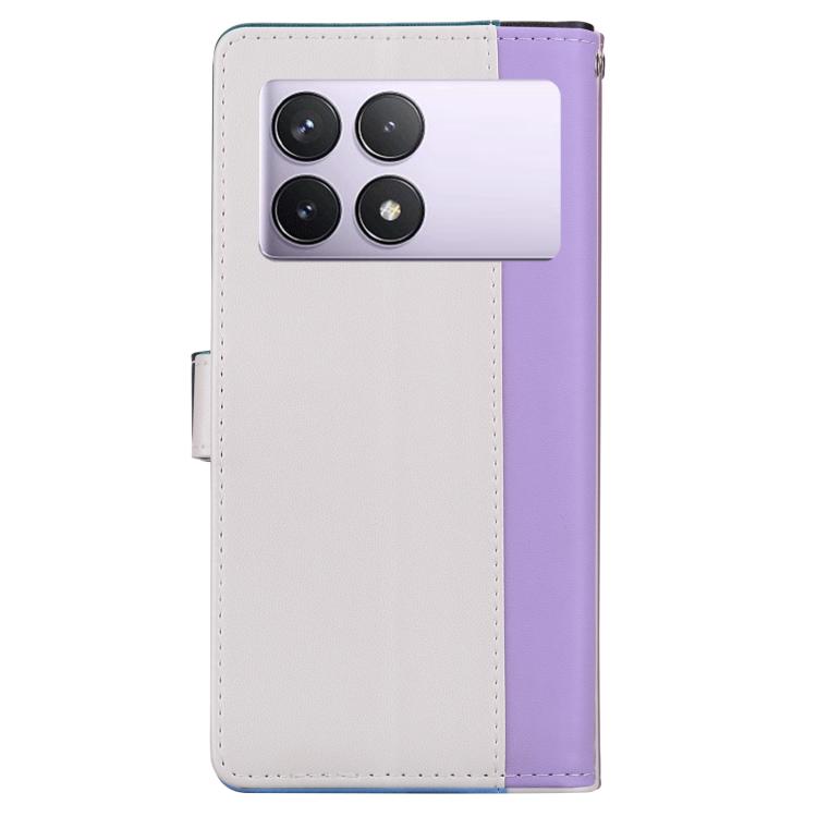 For Redmi K70E / Poco X6 Pro Embossed Two-Color Leather Phone Case