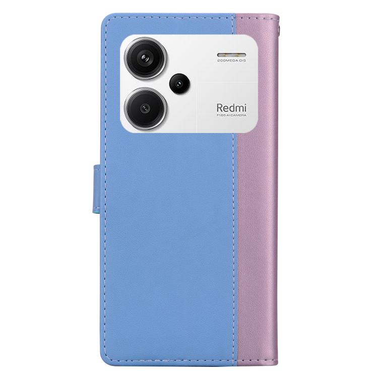 For Redmi Note 13 Pro+ Embossed Two-Color Leather Phone Case