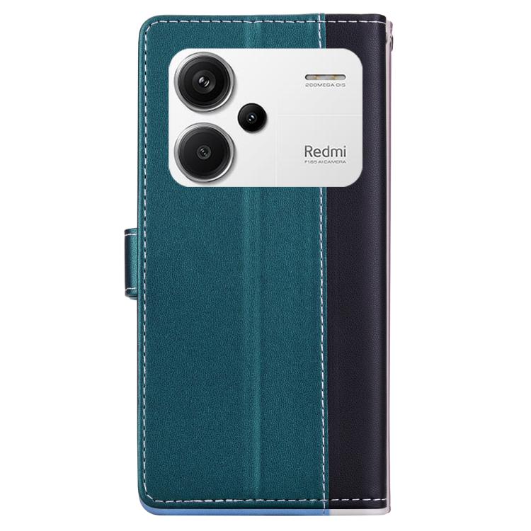 For Redmi Note 13 Pro+ Embossed Two-Color Leather Phone Case
