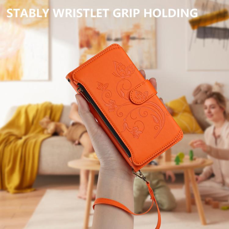 For Tecno Spark GO 5G 2025 / Hot 60i 4G Butterfly Love Flower Multi-card Zipper Wallet Leather Phone Case