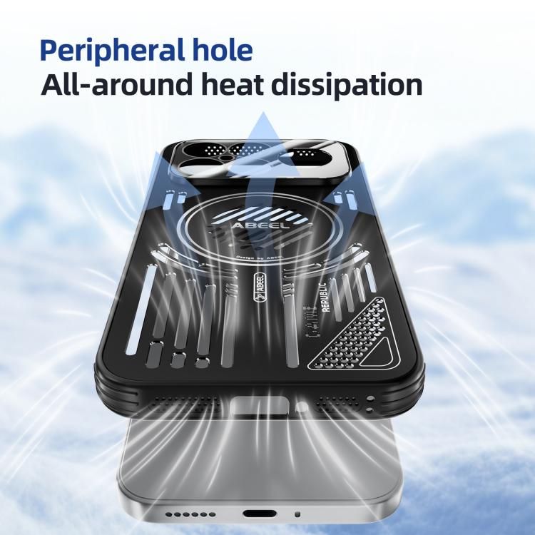 For Redmi K90/Poco F8 Pro ABEEL Ice Fox Series Magsafe Heat Sink Cooling Phone Case