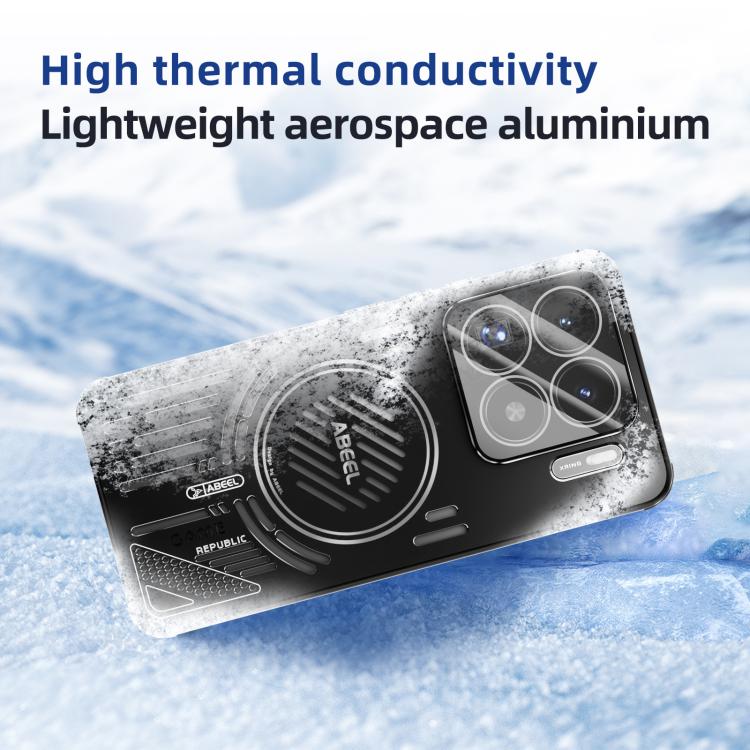 For Xiaomi 15 Pro ABEEL Ice Fox Series Magsafe Heat Sink Cooling Phone Case
