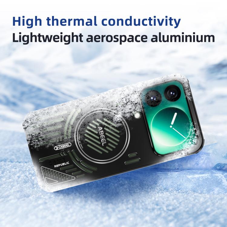 For Xiaomi 17 ABEEL Ice Fox Series Magsafe Heat Sink Cooling Phone Case