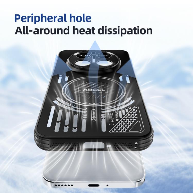 For Honor Magic7 Pro ABEEL Ice Fox Series Magsafe Heat Sink Cooling Phone Case
