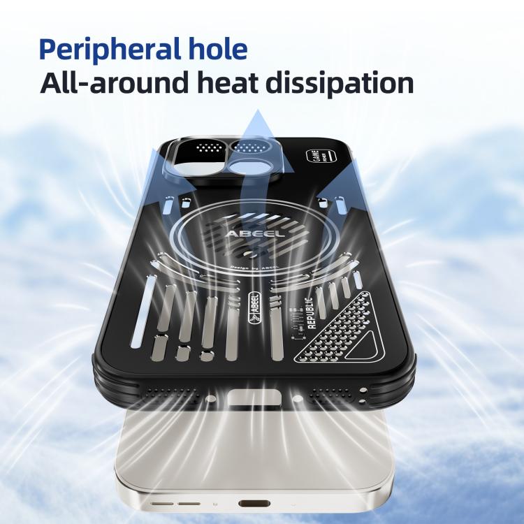 For OnePlus 15 ABEEL Ice Fox Series Magsafe Heat Sink Cooling Phone Case