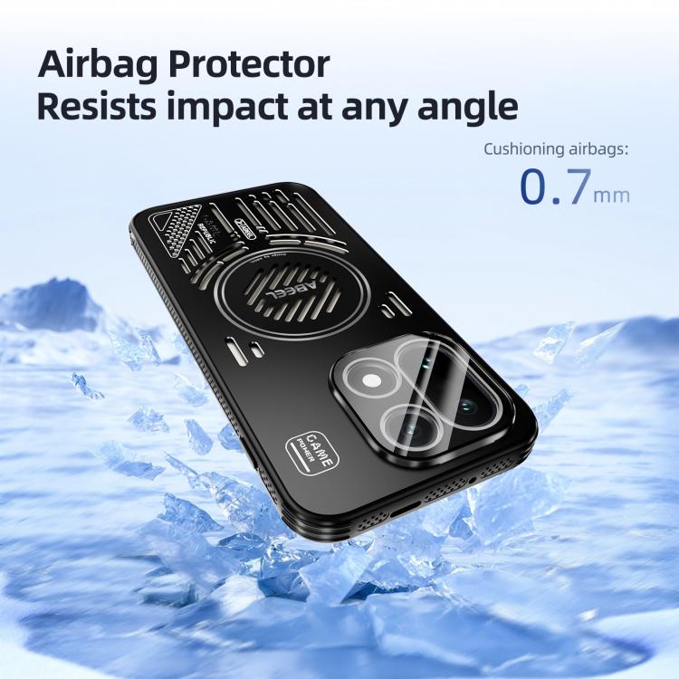For OnePlus 15 ABEEL Ice Fox Series Magsafe Heat Sink Cooling Phone Case