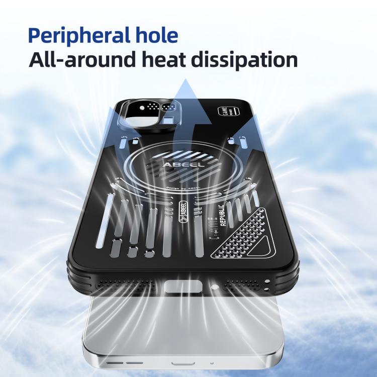 For OnePlus 15R 5G/Ace 6/Ace 6T 5G ABEEL Ice Fox Series Magsafe Heat Sink Cooling Phone Case