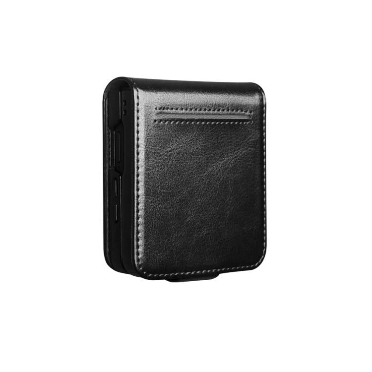 For Samsung Galaxy Z Flip7 5G QIALINO Classic 103 Buckle Genuine Leather Phone Case