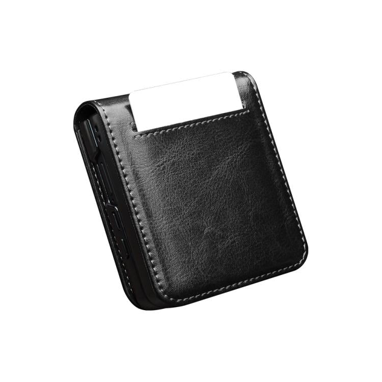 For Samsung Galaxy Z Flip7 5G QIALINO Classic 103 Buckle Genuine Leather Phone Case
