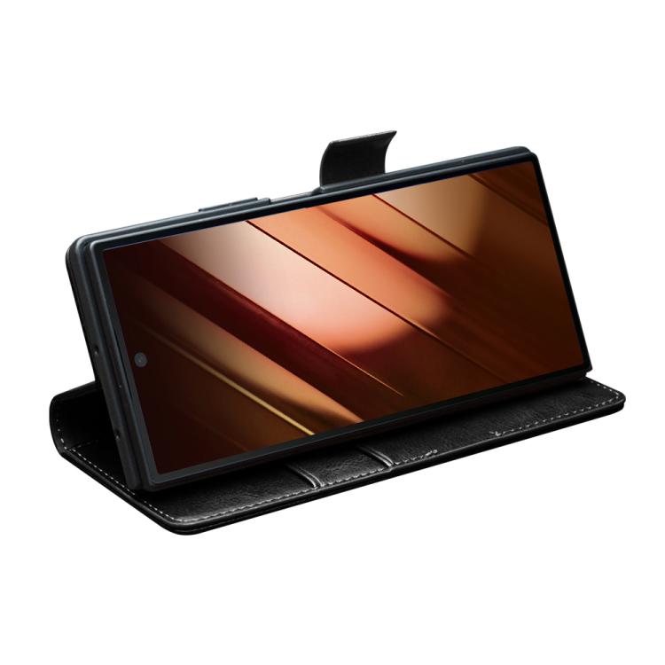 For Samsung Galaxy Z Fold7 5G QIALINO Classic 103 Buckle Genuine Leather Phone Case