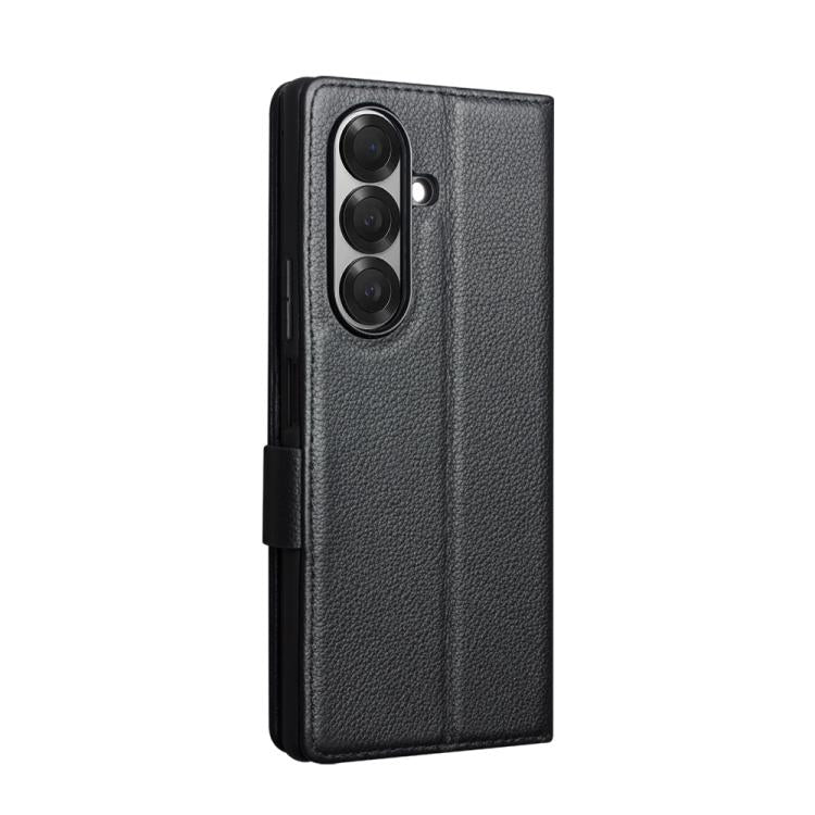 For Samsung Galaxy Z Fold7 5G QIALINO Classics 3rd Genuine Leather Phone Case