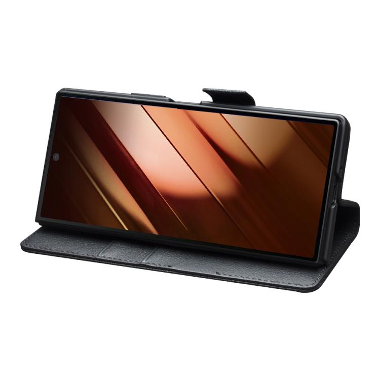 For Samsung Galaxy Z Fold7 5G QIALINO Classics 3rd Genuine Leather Phone Case