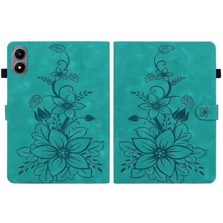 For Infinix Xpad 20 Lily Embossed Leather Tablet Case