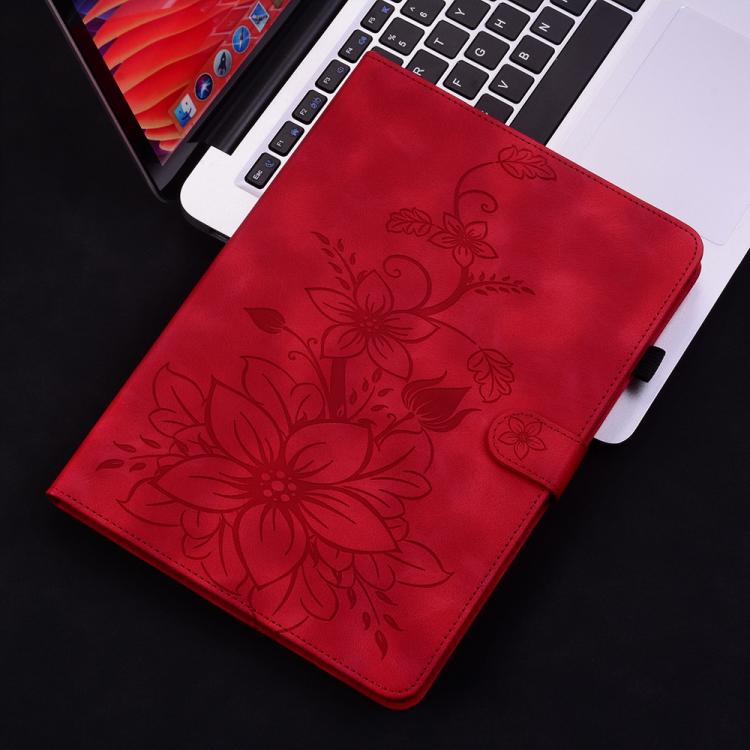For Infinix Xpad 20 Lily Embossed Leather Tablet Case