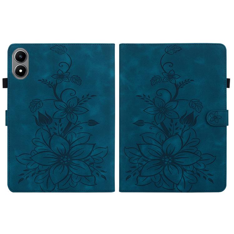 For Infinix Xpad 20 Lily Embossed Leather Tablet Case