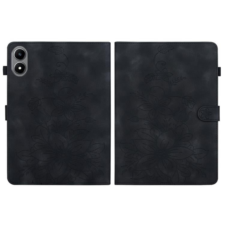 For Infinix Xpad 20 Lily Embossed Leather Tablet Case