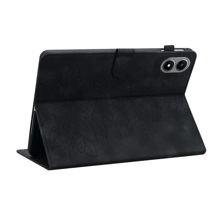 For Infinix Xpad 20 Lily Embossed Leather Tablet Case