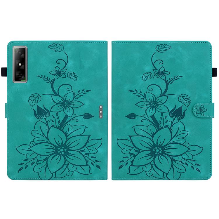 For Infinix Xpad GT Lily Embossed Leather Tablet Case