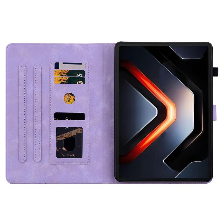 For Infinix Xpad GT Lily Embossed Leather Tablet Case