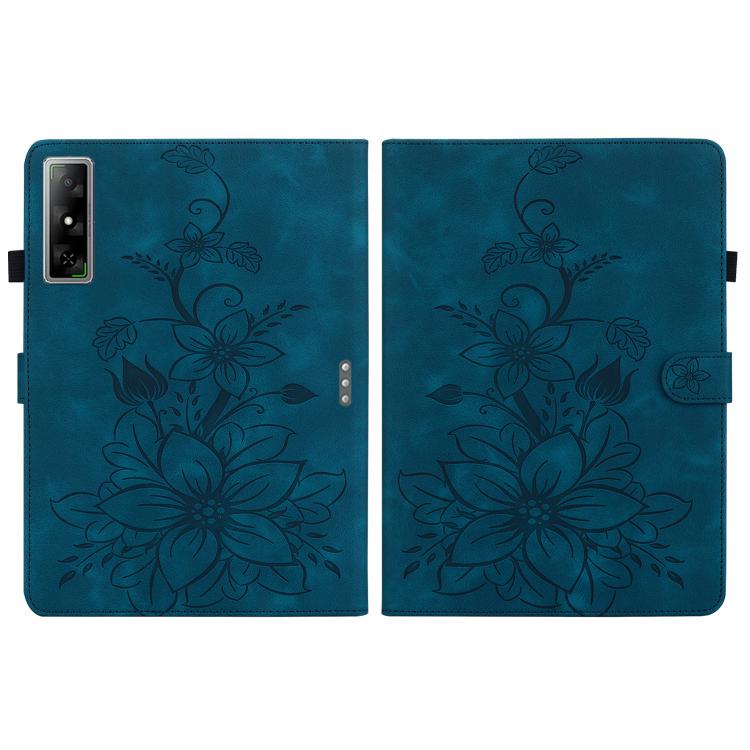 For Infinix Xpad GT Lily Embossed Leather Tablet Case
