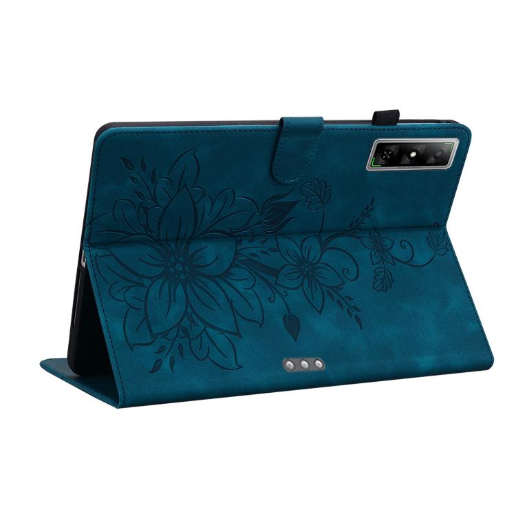 For Infinix Xpad GT Lily Embossed Leather Tablet Case