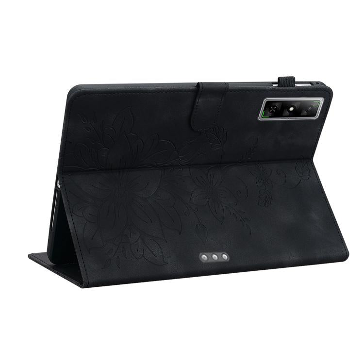 For Infinix Xpad GT Lily Embossed Leather Tablet Case