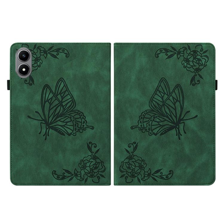 For Infinix Xpad 20 Butterfly Flower Embossed Leather Tablet Case