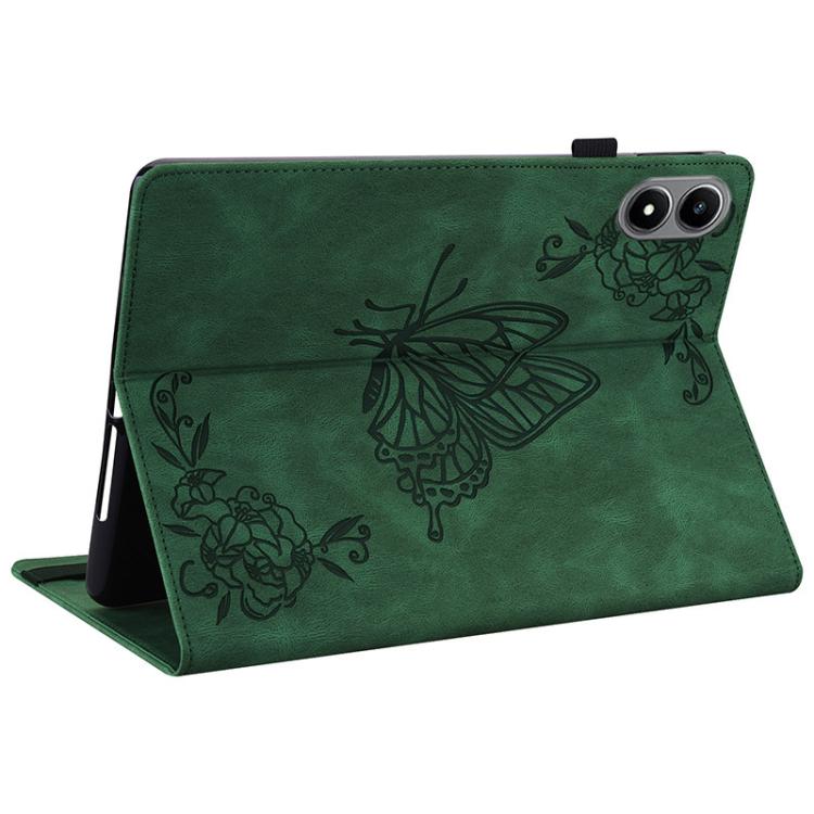 For Infinix Xpad 20 Butterfly Flower Embossed Leather Tablet Case
