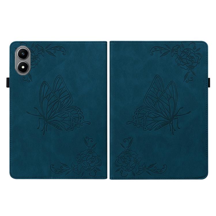 For Infinix Xpad 20 Butterfly Flower Embossed Leather Tablet Case