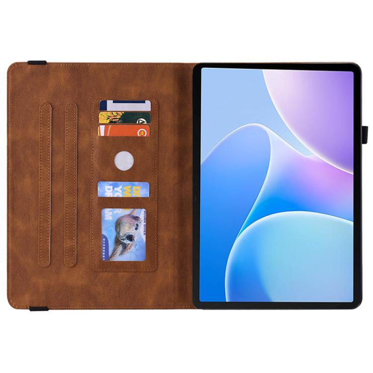 For Infinix Xpad 20 Butterfly Flower Embossed Leather Tablet Case