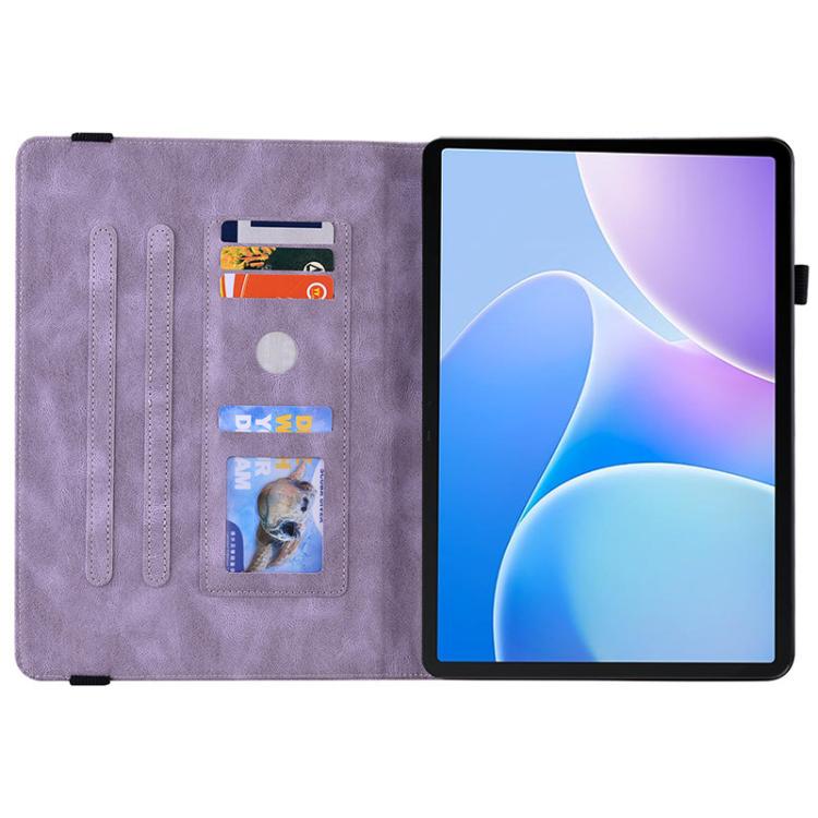 For Infinix Xpad 20 Butterfly Flower Embossed Leather Tablet Case
