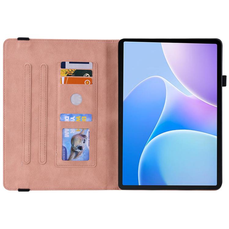 For Infinix Xpad 20 Butterfly Flower Embossed Leather Tablet Case