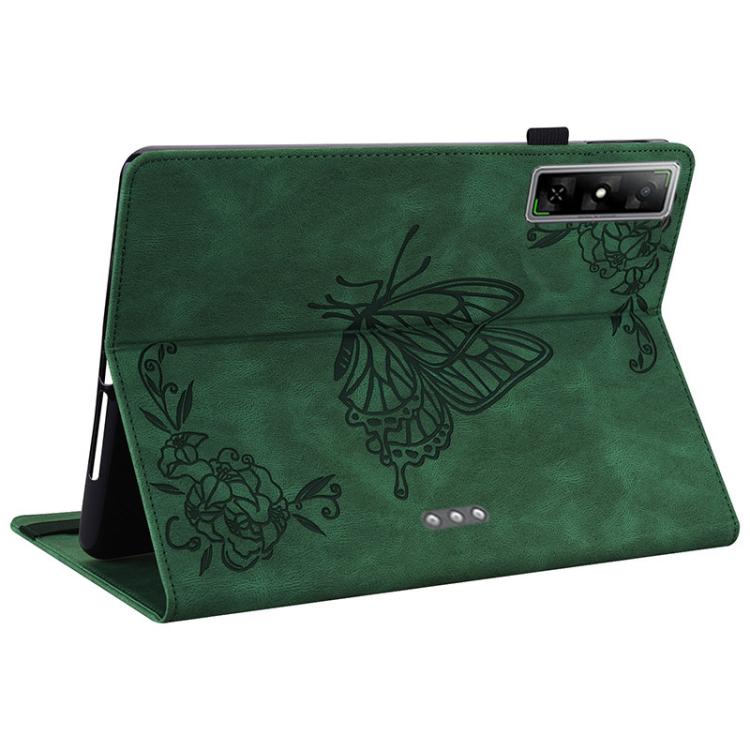 For Infinix Xpad GT Butterfly Flower Embossed Leather Tablet Case