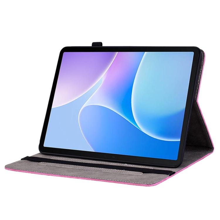 For Infinix Xpad 20 Butterfly Rose Embossed Leather Tablet Case