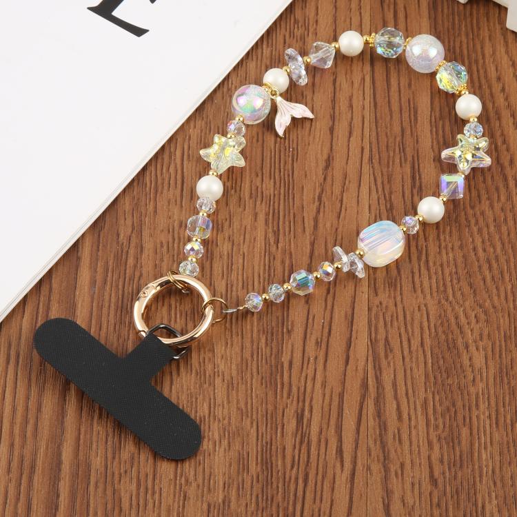 Marine Life Bead Chain Phone Anti-lost Short Lanyard