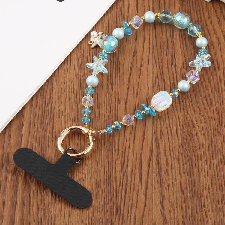 Marine Life Bead Chain Phone Anti-lost Short Lanyard