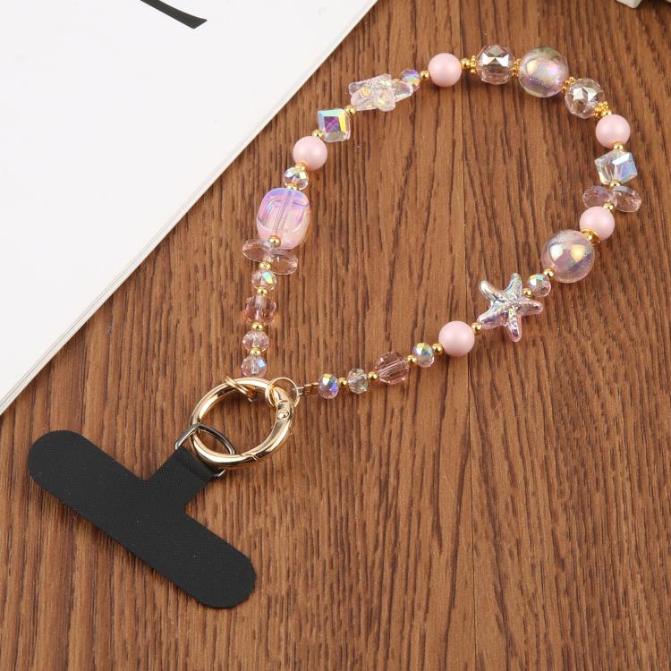 Marine Life Bead Chain Phone Anti-lost Short Lanyard