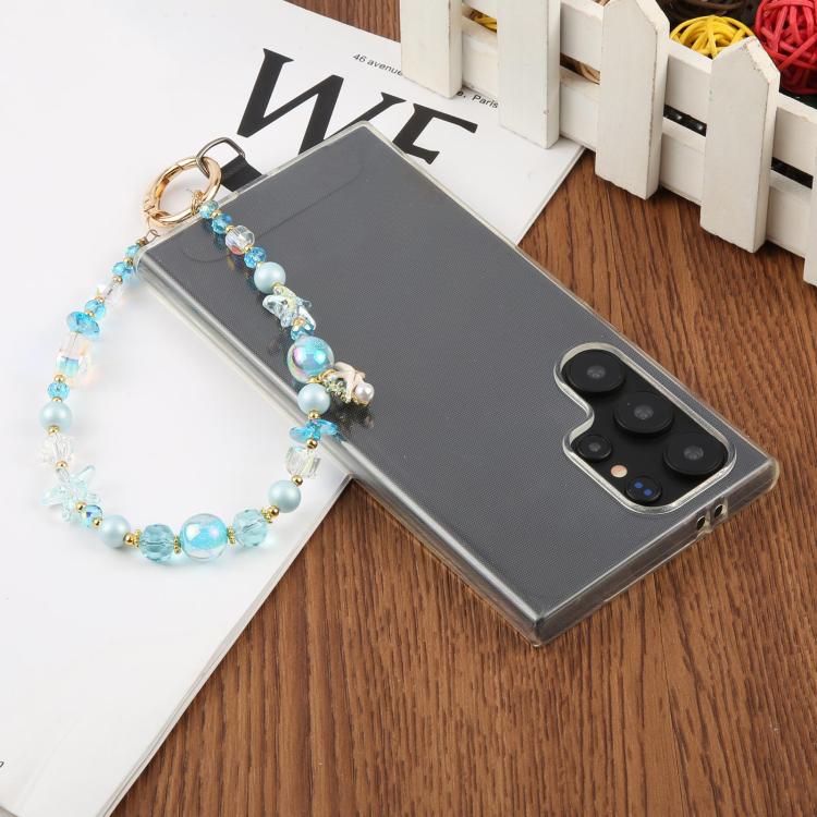 Marine Life Bead Chain Phone Anti-lost Short Lanyard