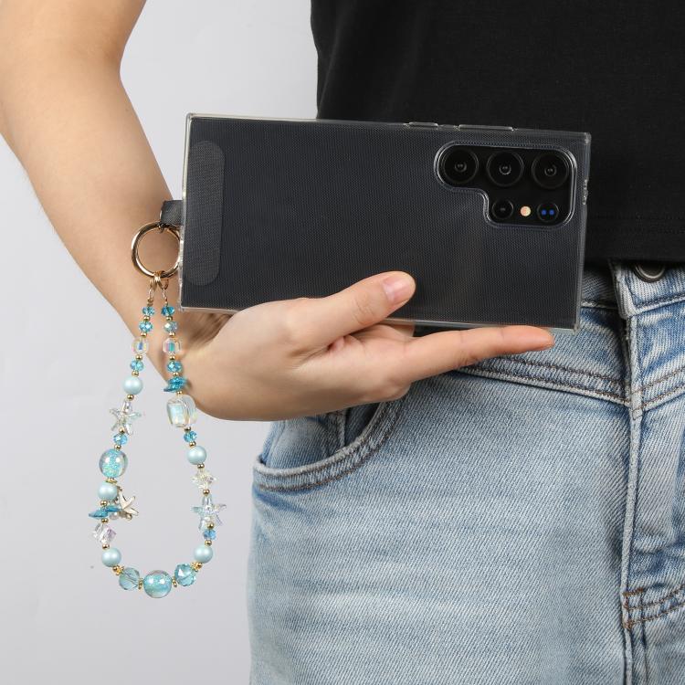Marine Life Bead Chain Phone Anti-lost Short Lanyard