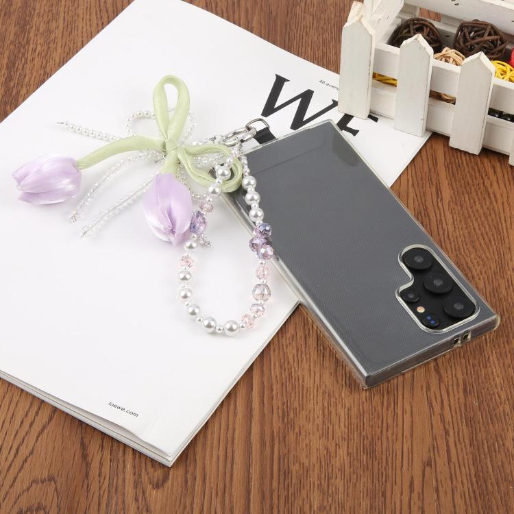 Lace Bead Chain Phone Anti-lost Short Lanyard