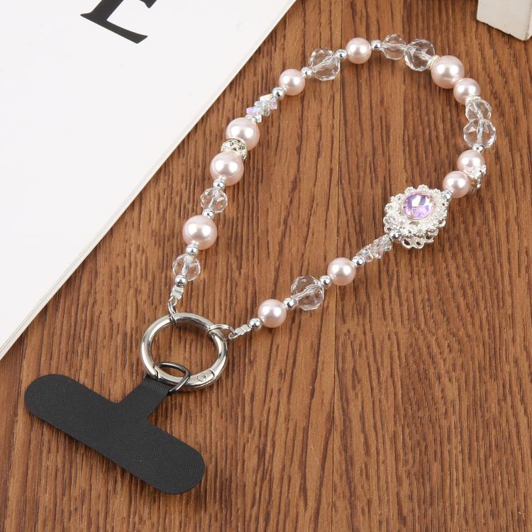 Fashion Bead Chain Phone Anti-lost Short Lanyard