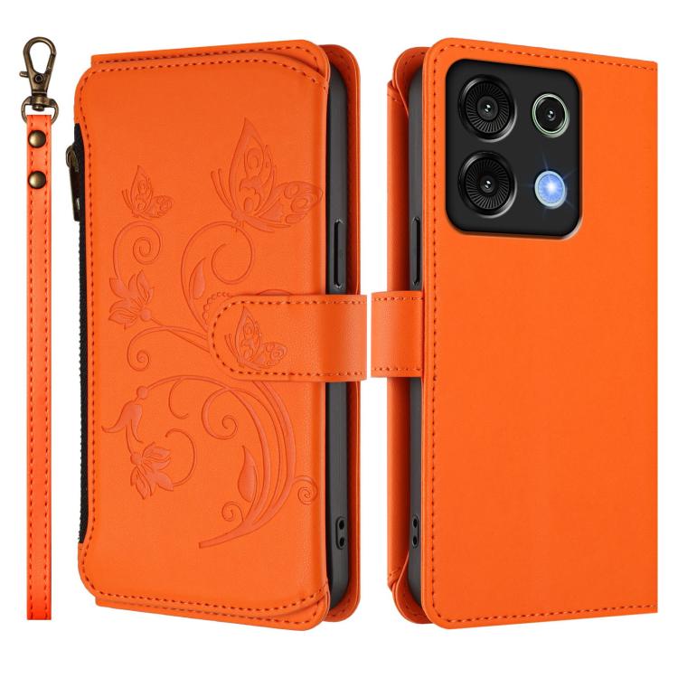 For Umidigi G9 5G Butterfly Love Flower Multi-card Zipper Wallet Leather Phone Case