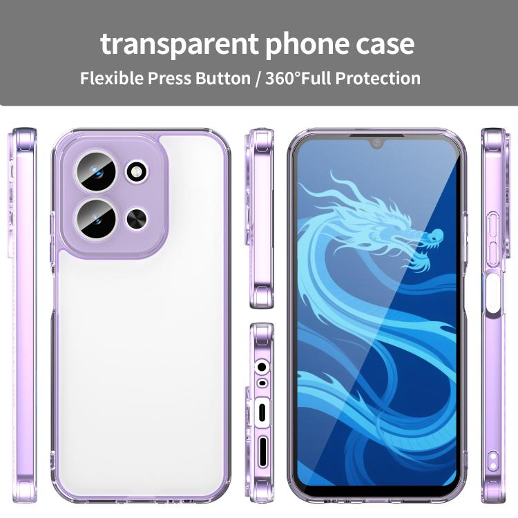 For Redmi 15C 5G/4G EU 173mm/Poco C85 5G PC Hybrid TPU Airbag Shockproof Phone Case