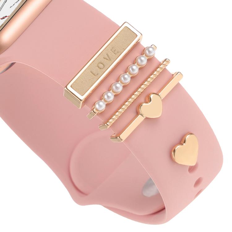 Smart Watch Band Decorative Ring Metal Accessories
